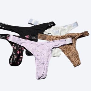 Victoria's Secret Pink Cotton Thong Panty Set